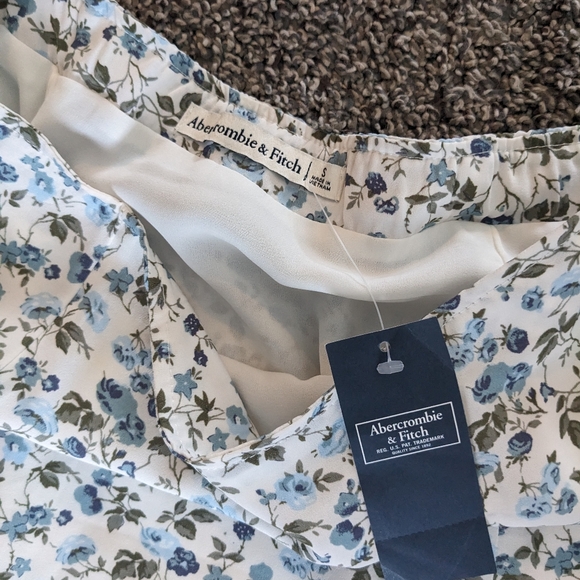 NWT Abercrombie Midi Skirt Floral S - Picture 5 of 7